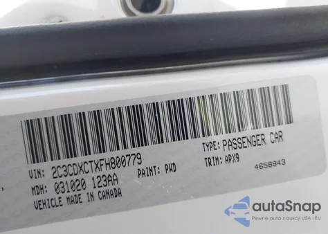 2015 Dodge Charger R/T from USA, damaged, VIN 2C3CDXCTXFH800779